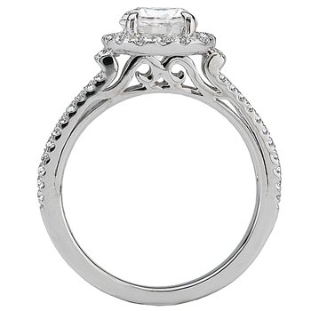 Halo Semi-Mount Diamond Ring 115319-100